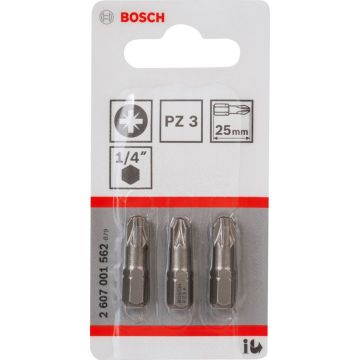 Bosch 3 gab. PZ Skrūvgrieža uzgalis PH3 XH 25mm