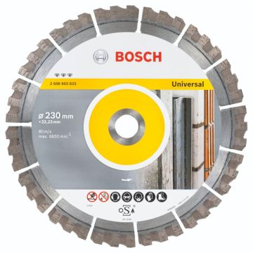 Bosch Dimanta disks 230x22,23x15mm Labākais universālais teQ