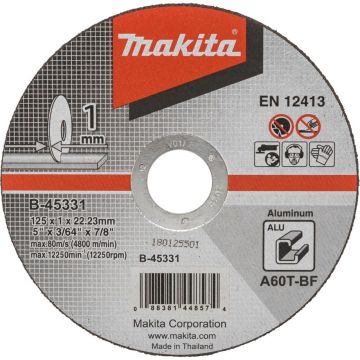 Makita B-45331 griešanas disks 125x1mm Alumīnijam