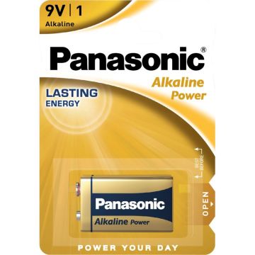 Panasonic Alkaline Power 9V bloka baterija