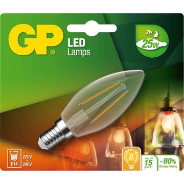 GP Lighting Filament Candle E14 2W (25W) 250 lm