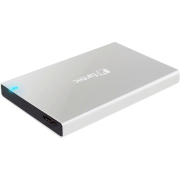 FANTEC ALU-25B31 2.5" USB 3.1 alumīnija korpuss, sudrabs