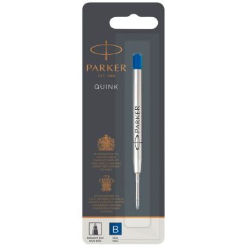 Parker Quinkflow Refill B blue Ballpoint Pen (Blister)