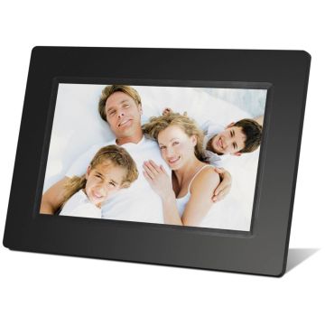 Braun DigiFrame 711 Digitālais foto rāmis, 7" (17.8 cm), 1024x600 izšķirtspēja, SD karte, USB, melns