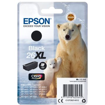 Epson tinte XL black Claria Premium T262 T2621