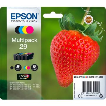 Epson Claria Home Multipack 29 BK/C/M/Y T2986