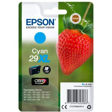 Epson tinte XL cyan Claria Home 29 T2992