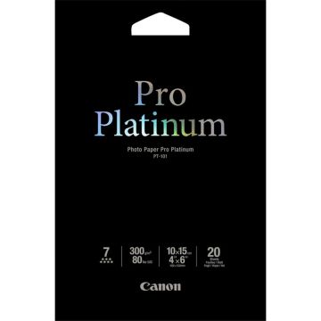 Canon PT-101 10x15cm, 20 Blatt Photo Paper Pro Platinum 300 g