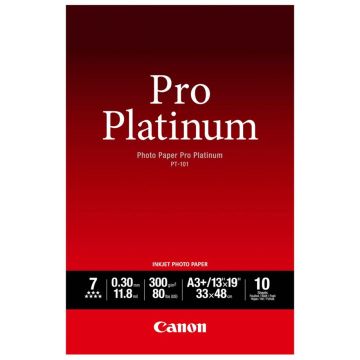 Canon PT-101 A3+, 10 loksnes foto papīrs Pro platīns 300 g