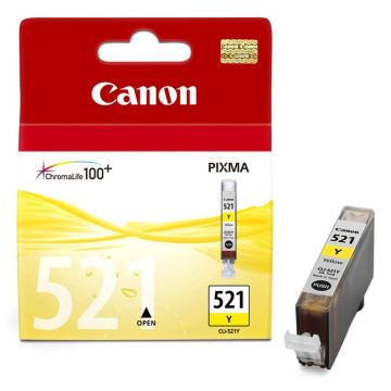 Canon CLI-521 Y dzeltens