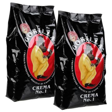 Joerges Gorilla Crema No.1 2 Kg Beans Set