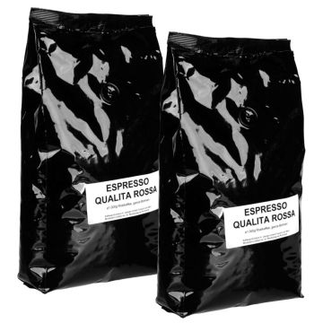 Joerges Espresso Qualita Rosso 2 Kg Beans Set