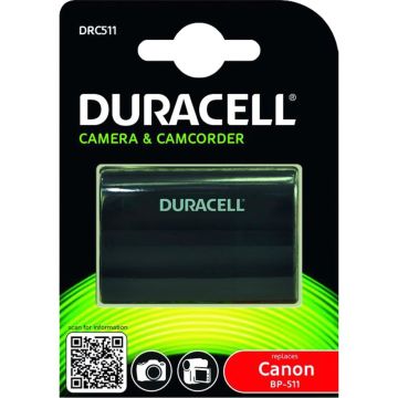 Duracell Li-Ion akumulators 1600 mah paredzēts Canon BP-511 BP-512