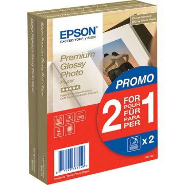 Epson Premium Glossy foto papīrs 10x15cm, 255g 80 loksnes