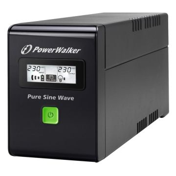 PowerWalker VI 600 SW Safety contact CEE 7/3 (Typ F)