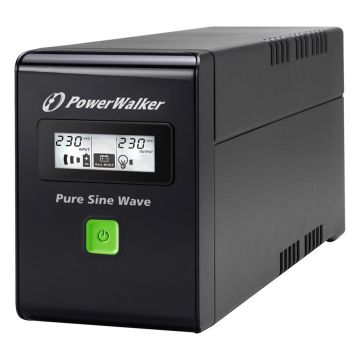 PowerWalker VI 800 SW UPS, Schuko (CEE 7/3 Typ F) kontaktligzdas