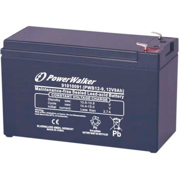 PowerWalker PWB12-9 Akumulators, 12V, 9Ah, VRLA Tehnoloģija