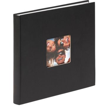 Walther Fun Foto albums, 40 lpp., grāmatas iesējums, 26x25 cm, melns, FA205B