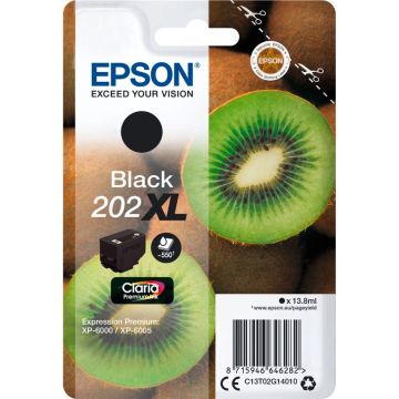 Epson tinte black Claria Premium 202 XL T02G1