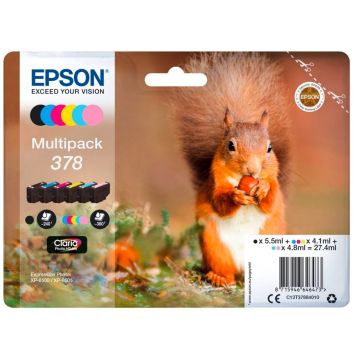 Epson Multipack Claria Photo HD T378 (6 krāsas) T3788