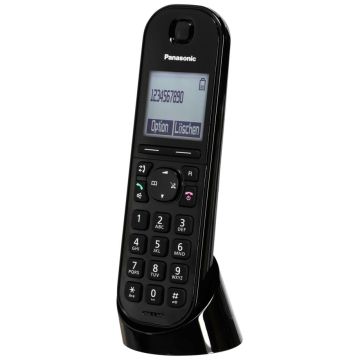 Panasonic KX-TGQ200GB bezvadu tālrunis, melns