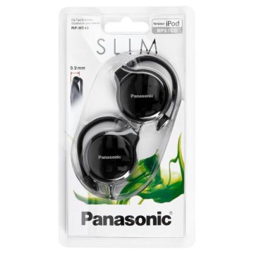 Panasonic RP-HS 46 Austiņas, Ausīs Ieliekamas, Vadu, Melnas