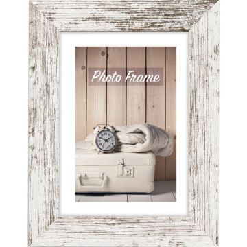 ZEP Nelson 6 white/brown 30x40 Wood Frame V21346