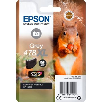 Epson tinte grey Claria Photo HD 478 XL T04F6