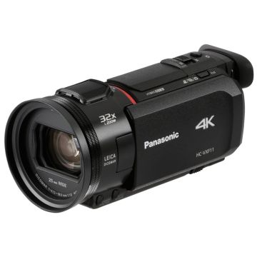 Panasonic HC-VXF11EG-K Videokamera, 4K, 24x optiskā tālummaiņa, 1/2.5" BSI MOS sensors, 3 collu skārienjutīgs LCD ekrāns, elektroniskais skatu meklētājs, SD/SDHC/SDXC karte, melns