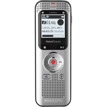 Philips DVT 2050 Diktofons, 8GB atmiņa, MP3/WAV, trokšņu samazināšana