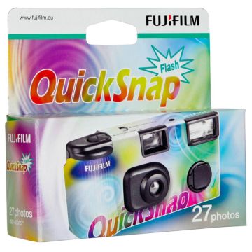 Fujifilm Quicksnap Flash Vienreizējās lietošanas kamera ar zibspuldzi 27 kadri