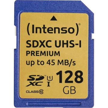 Intenso SDXC Card 128GB Class 10 UHS-I Premium