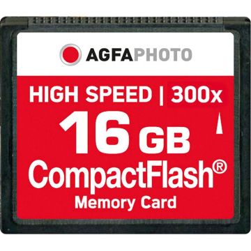 AgfaPhoto Compact Flash 16GB Ātrdarbīga 300x MLC Atmiņas Karte