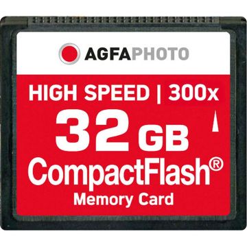 AgfaPhoto Compact Flash 32GB Ātrdarbīga 300x MLC Atmiņas Karte