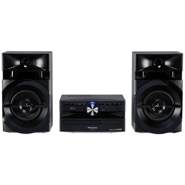 Panasonic SC-UX104EG-K Mūzikas sistēma, CD/FM/Bluetooth, 2 x 150W, melna
