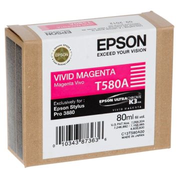 Epson tinte vivid sarkans T580 80 ml T580A