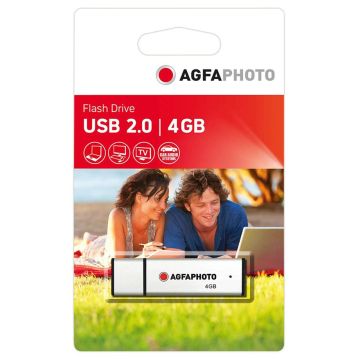 AgfaPhoto USB 2.0 Zibatmiņa Sudraba 4GB