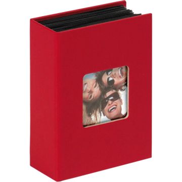 Walther Fun Kabatas albums 10x15 cm, 400 fotogrāfijas, sarkans  EA110R