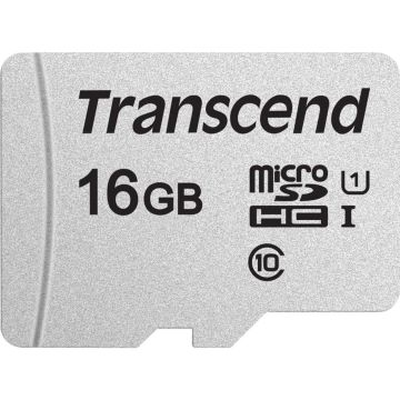 Transcend microSDHC 300S 16GB Class 10 UHS-I U1 atmiņas karte