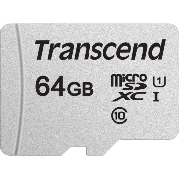 Transcend microSDXC 300S 64GB Class 10 UHS-I U1 atmiņas karte