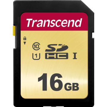 Transcend SDHC 500S 16GB Class 10 UHS-I U1 V30 atmiņas karte