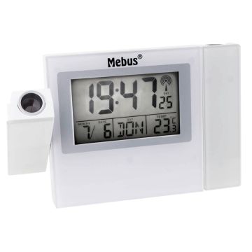 Mebus 42421 Projection Alarm Clock radio vadāms modinātājs