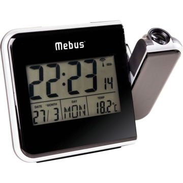 Mebus 42425 Projection Alarm Clock radio vadāms modinātājs