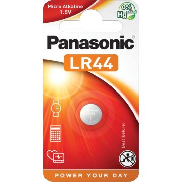 Panasonic LR44 1.5V Sārma baterija