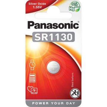 Panasonic SR1130 1.55V Sudraba oksīda baterija