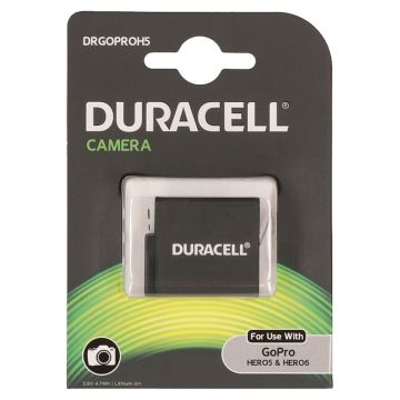 Duracell Li-Ion akumulators 1250 mAh paredzēts GoPro Hero 5 Hero 6 akumulators