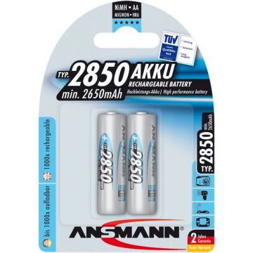 Ansmann NiMH uzlādējamās AA baterijas 2650 mAh DIGITAL 2 gab.