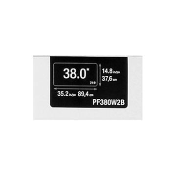 3M PF380W2B privātuma filtrs galddatoriem 95,3cm platekrāns 38" 21:9