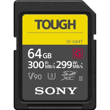 Sony SDXC Pro Tough 64GB Class 10 UHS-II U3