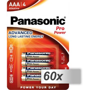 60x4 Panasonic Pro Power LR 03 Micro AAA PU master box